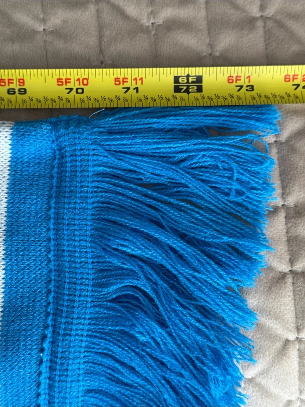 Carolina Panthers NFL Knit Winter Scarf